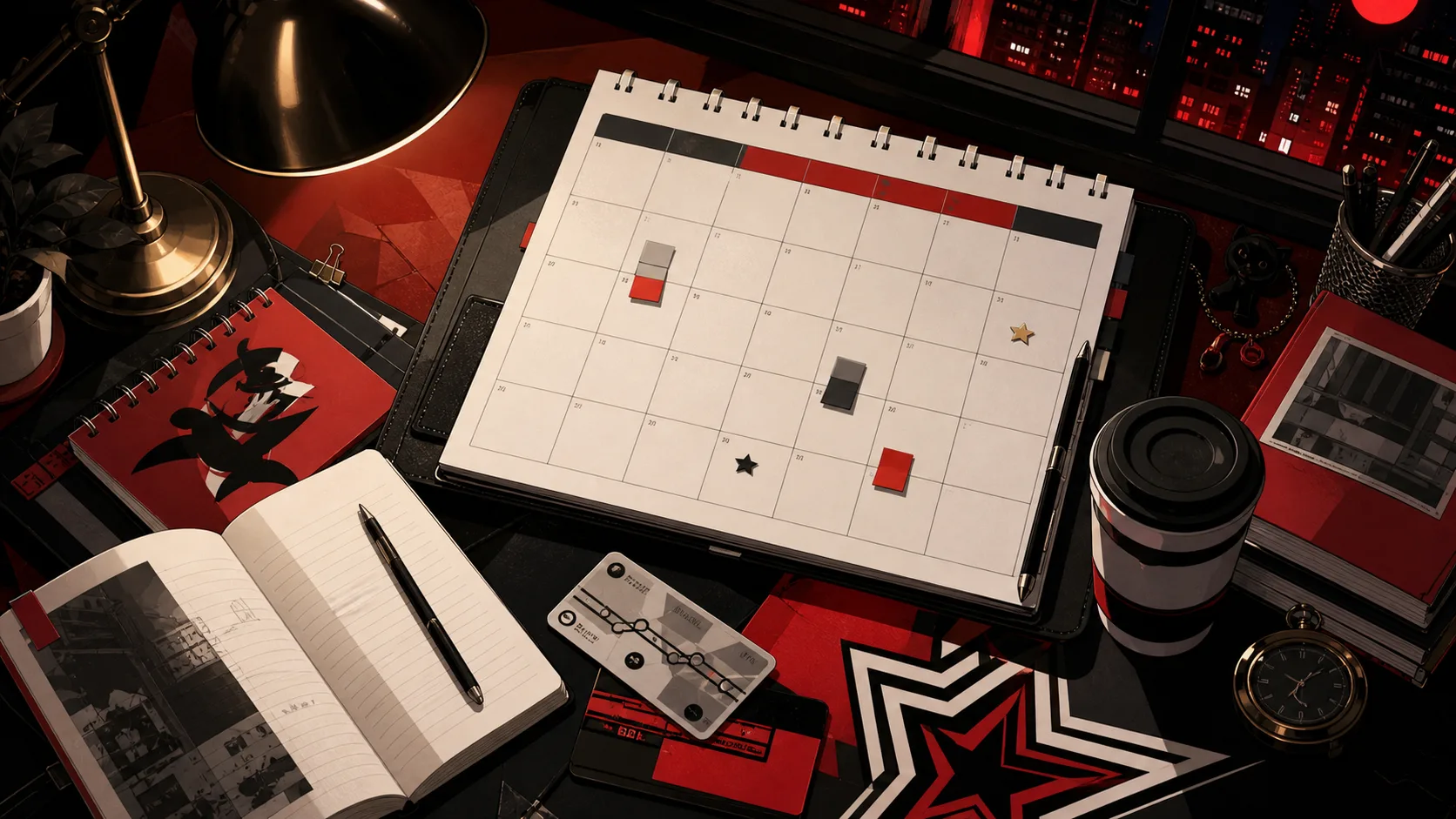 Persona 5 Royal First-Run Planner: Calendar, Confidants, Palaces, Fusion, and Third Semester